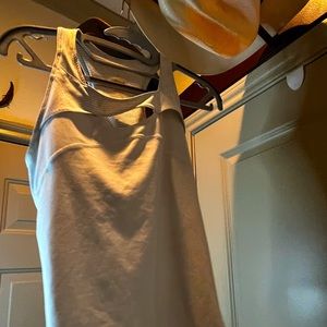 Adidas cutout racer back active tank with built in bra